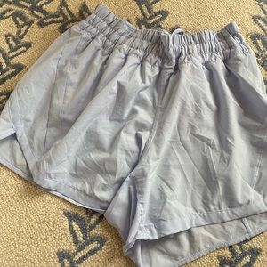 Lululemon Track that 5” Shorts in Pastel Blue